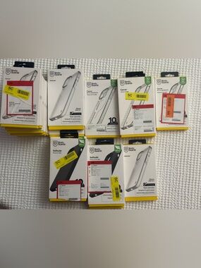 LOT OF 19 NEW BODY GUARDZ IPHONE CASES FOR iPhone 13 & 14 various sizes OPEN BOX